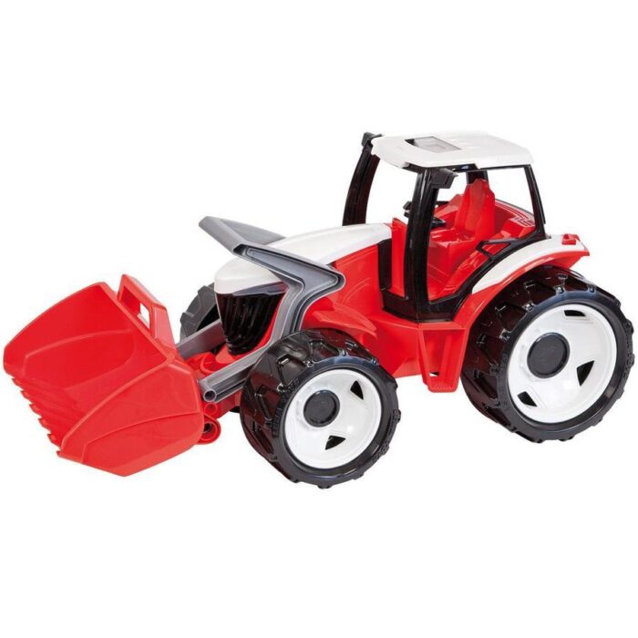 Traktor Lena se lžící,červeno/bílý